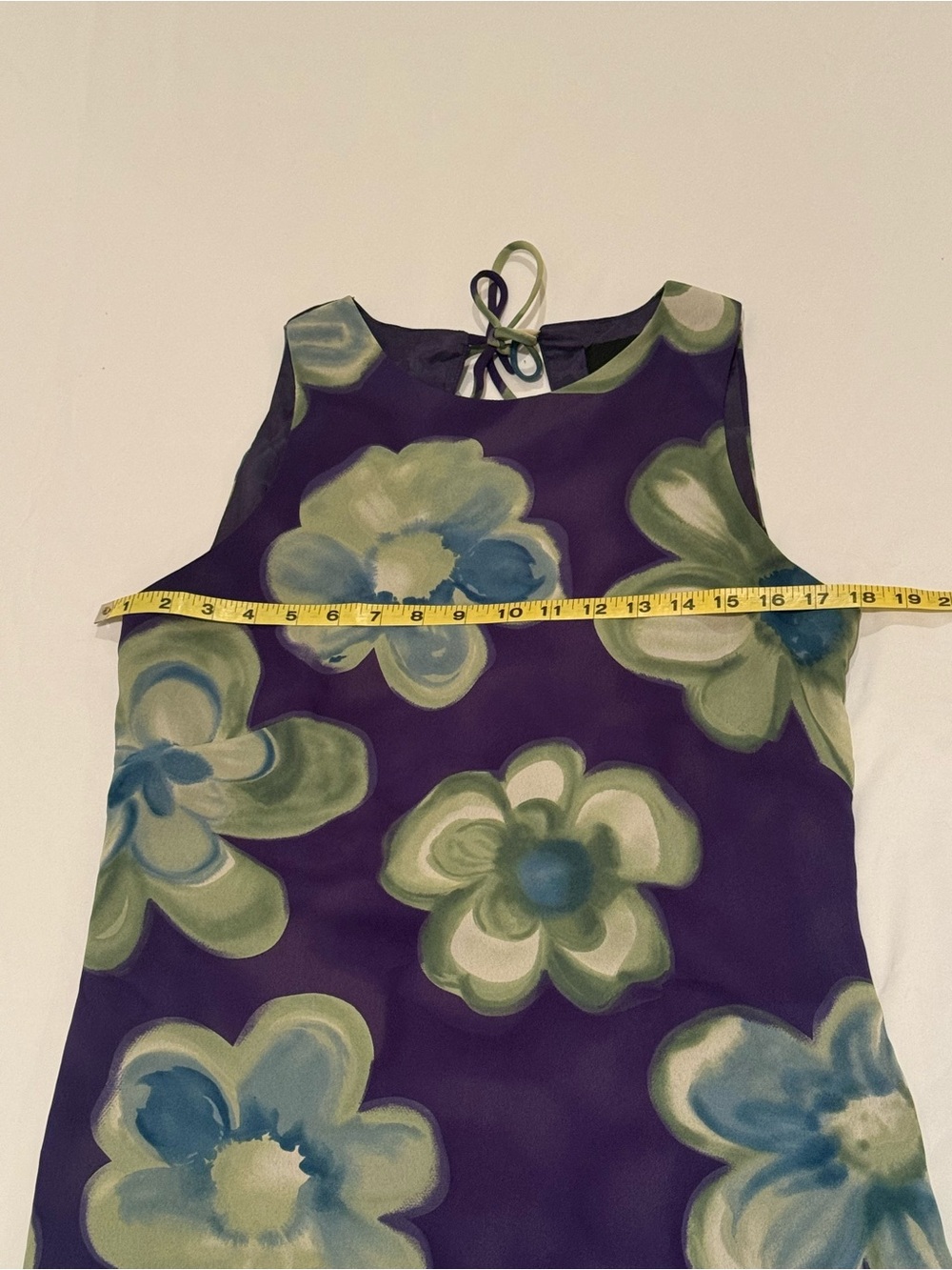 Rare Vtg 90s/Y2K POSITIVE ATTITUDE Sheer Floral Mini Dress - Picture 13 of 16